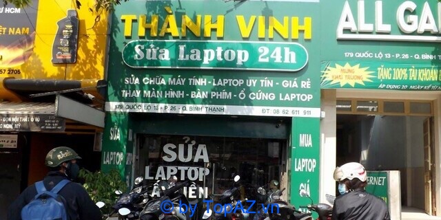 Thanh Vinh Center is a longtime computer and laptop repair brand in Binh Thanh