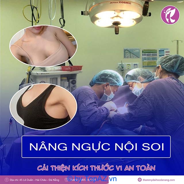 Phẫu thuật thẩm mỹ nâng ngực uy tín ở tại Đà Nẵng