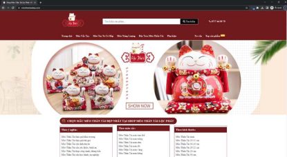 shop mèo thần tài lộc phát