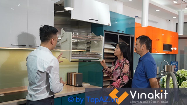 Công ty làm tủ bếp inox uy tín tại Hà Nội, VinaKit chuyên gia tủ bếp