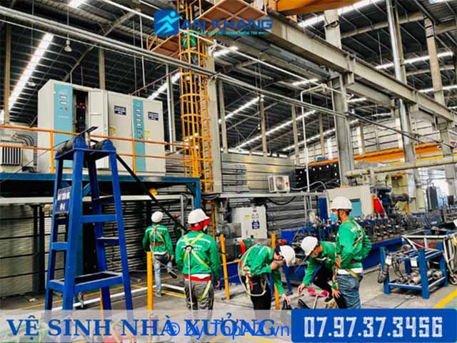 cơ sở vệ sinh nhà xưởng tại Long An