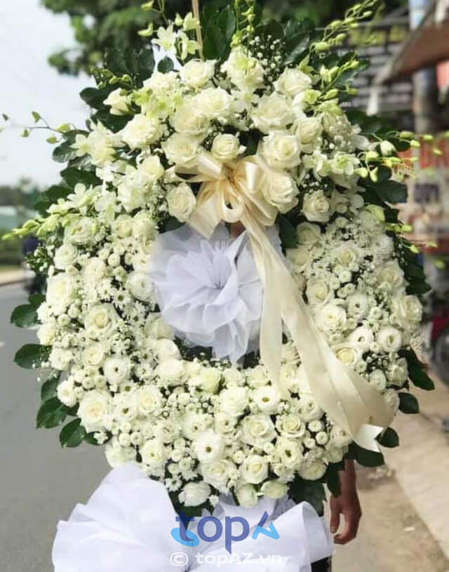Cửa hàng đặt hoa tang lễ đẹp ở Cầu Giấy