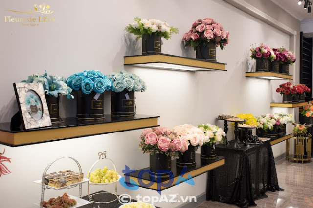 shop hoa lụa tại Ba Đình