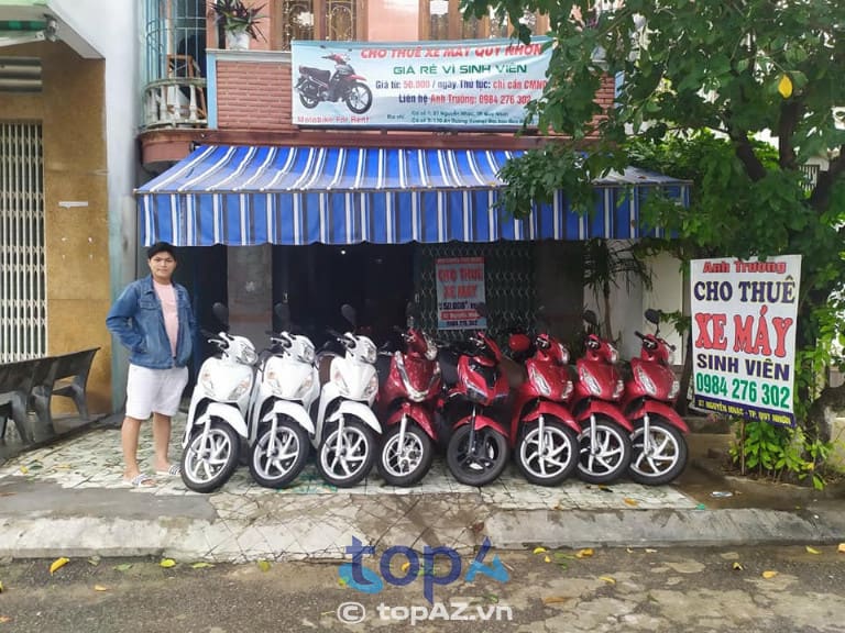 Cho thuê xe máy anh Trưởng ở Quy Nhơn