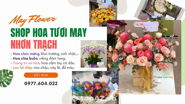 May Flower shop hoa ở Nhơn Trạch 