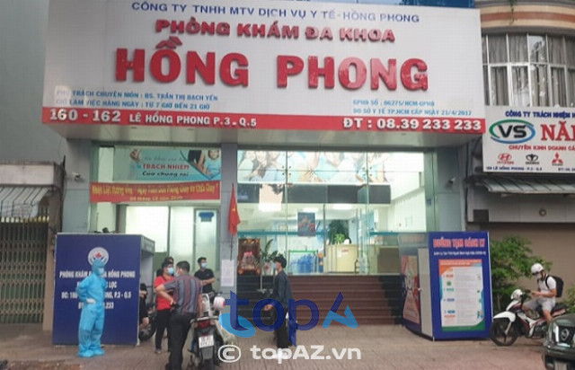 Phòng Khám Nam Khoa Hồng Phong tọa lạc tại quận 5 - TPHCM
