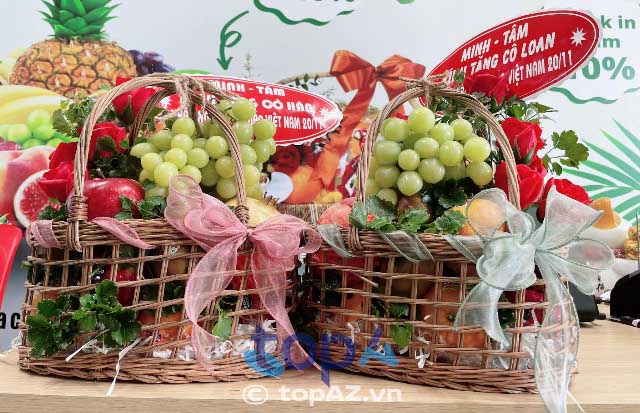 cửa hàng giỏ trái cây ở Hóc Môn