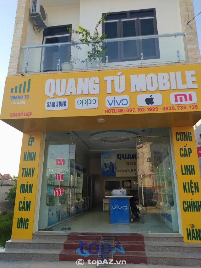 Cửa hàng điện thoại di động Quang Tú ở Thái Bình