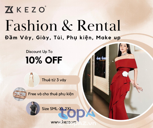 Kezo - cho thuê đầm, váy thiết kế dự tiệc TPHCM
