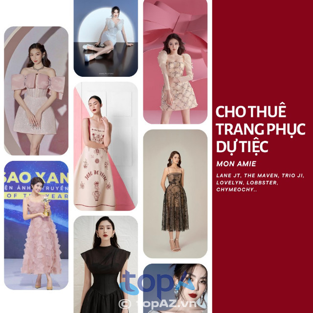 MON AMIE - tiệm cho thuê đầm váy dự tiệc đẹp nhất Đà Nẵng