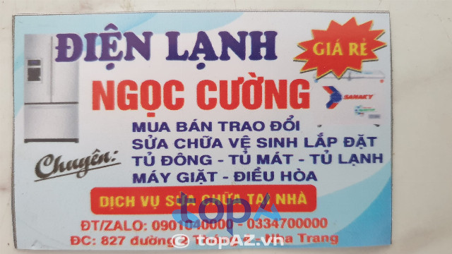 Dịch vụ vệ sinh máy lạnh của Điện Lạnh Ngọc Cường ở Nha Trang