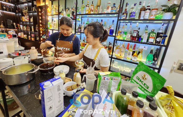 đào tạo pha chế trà sữa tại Hà Nội, trung tâm đào tạo haffee