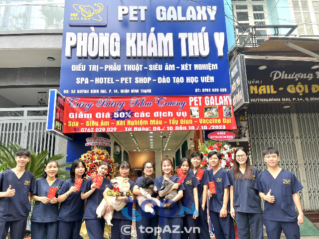 phòng khám thú y Pet Galaxy quận Bình Thạnh