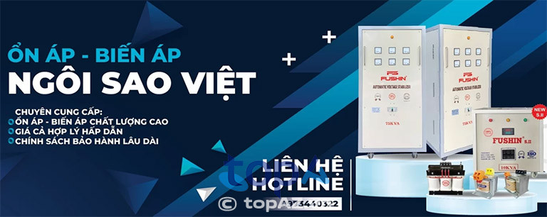 công ty sản xuất và phân phối máy biến áp, ổn áp Ngôi Sao Việt