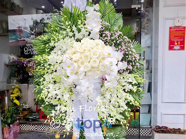 Tomflorist là địa chỉ đặt hoa viếng đám tang tại TP Vinh