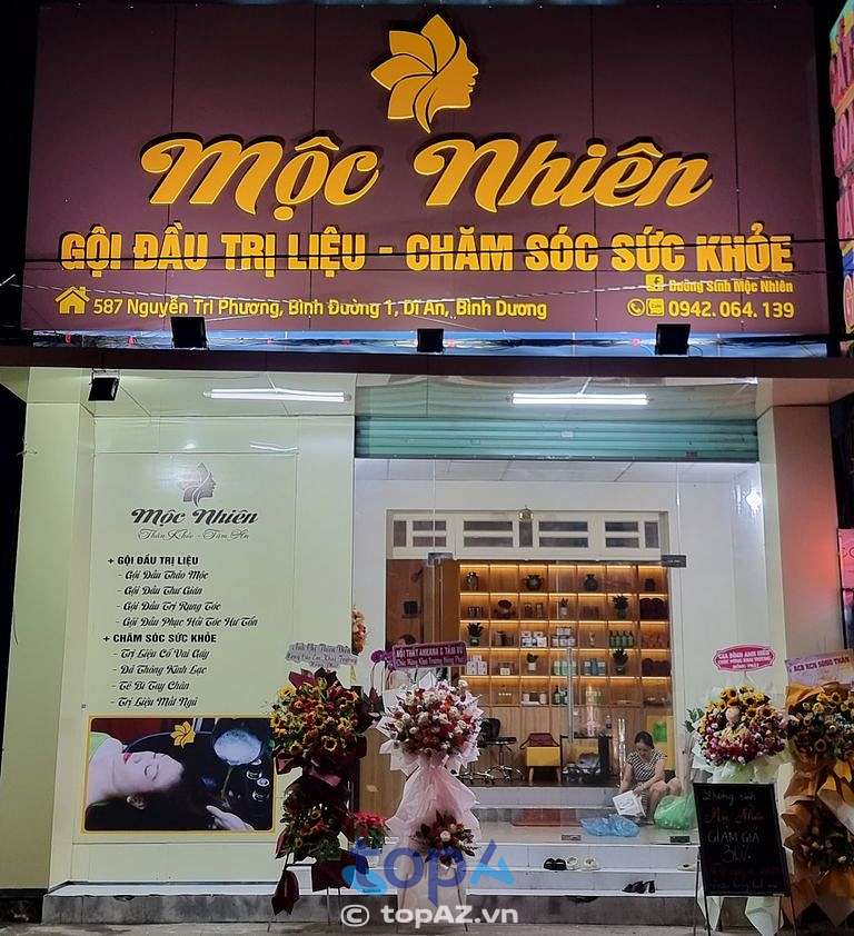 Gội đầu dưỡng sinh Mộc Nhiên TP Dĩ An