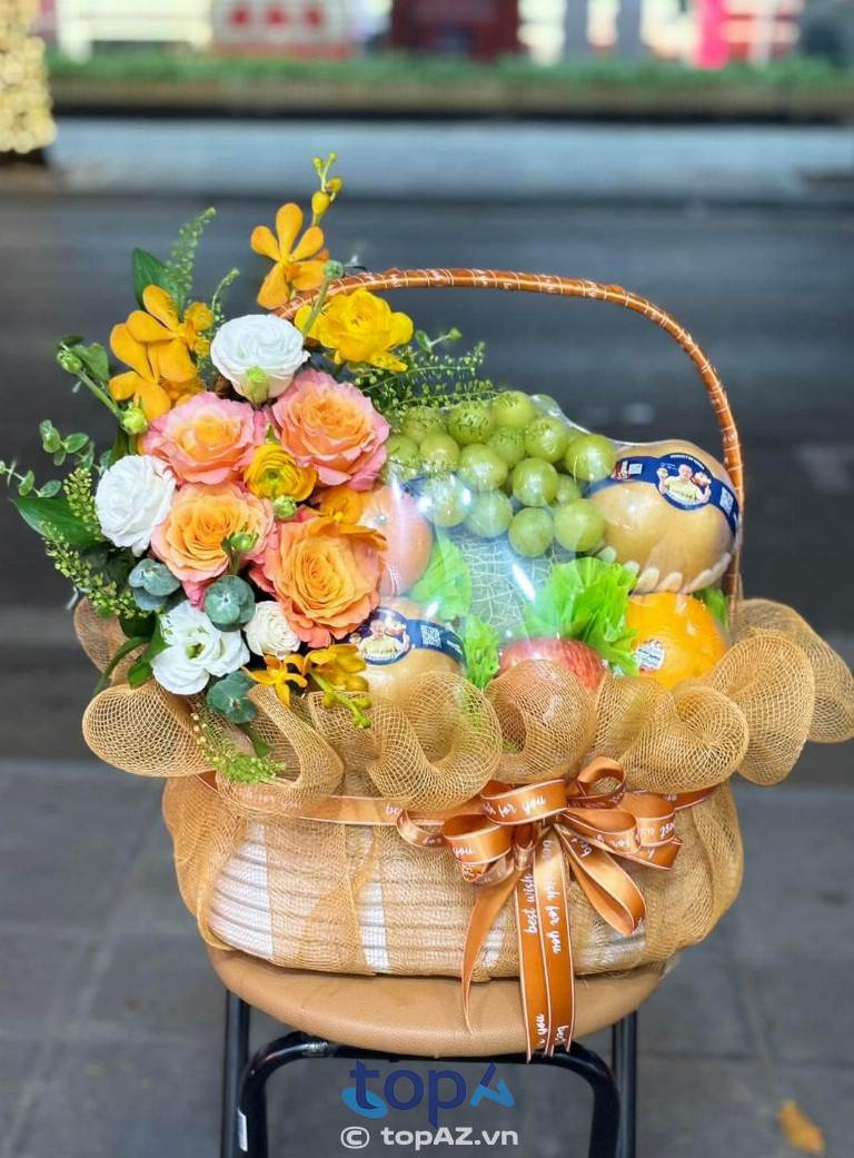 Shop giỏ trái cây Quỳnh Nga Florist tại TP. Sông Công