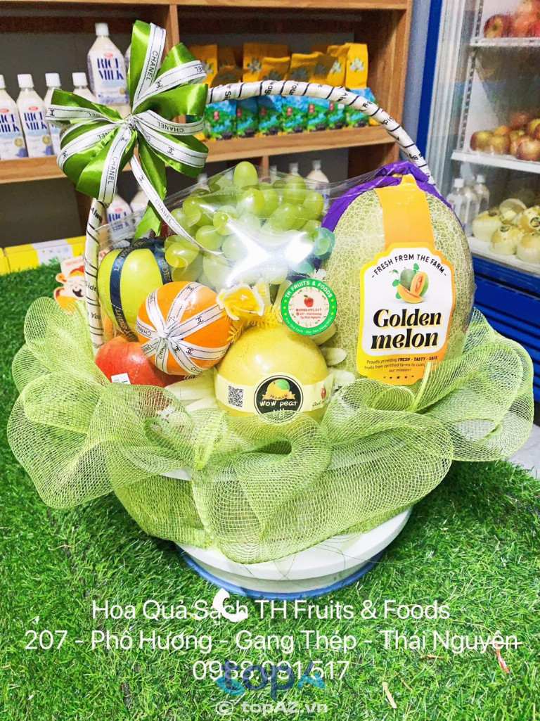 Shop giỏ quà trái cây Hoa Quả Sạch TH Fruits & Foods tại TP. Thái Nguyên