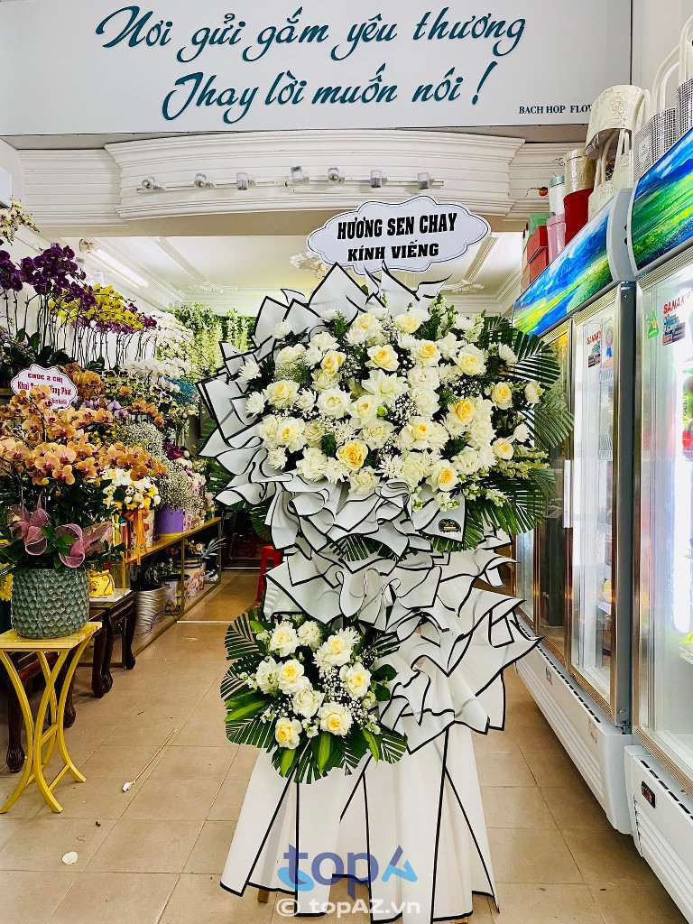 Địa chỉ đặt hoa viếng đám tang Bách Hợp Flower tại TP. Kon Tum