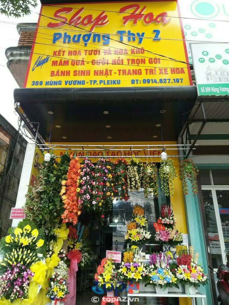 Địa chỉ đặt hoa viếng đám tang Shop hoa Phượng Thy 2 tại TP. Pleiku