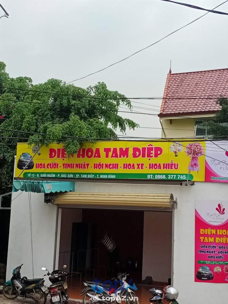 Địa chỉ đặt hoa viếng đám tang Shop hoa Tuyết Tuyết tại TP. Tam Điệp