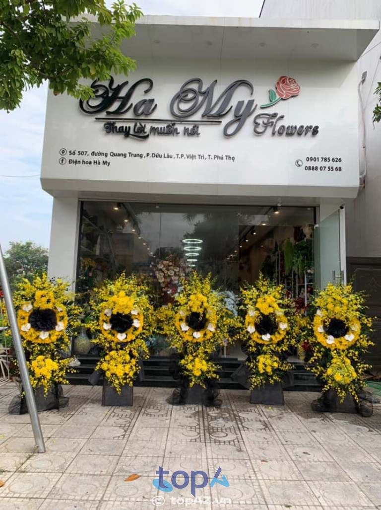 Địa chỉ đặt hoa viếng đám tang Hà My Flowers tại TP. Việt Trì