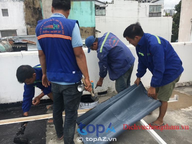 Đơn vị chống thấm 24h Group tại Q. Bình Thạnh 