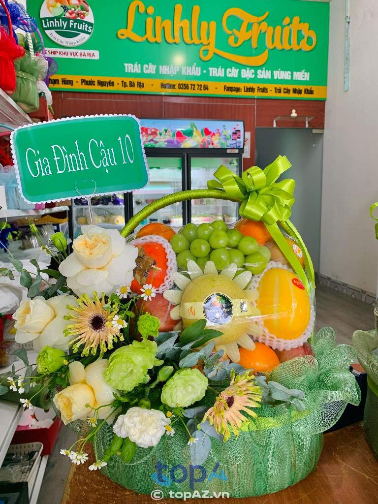 Shop giỏ trái cây Linhly Fruits tại TP. Bà Rịa