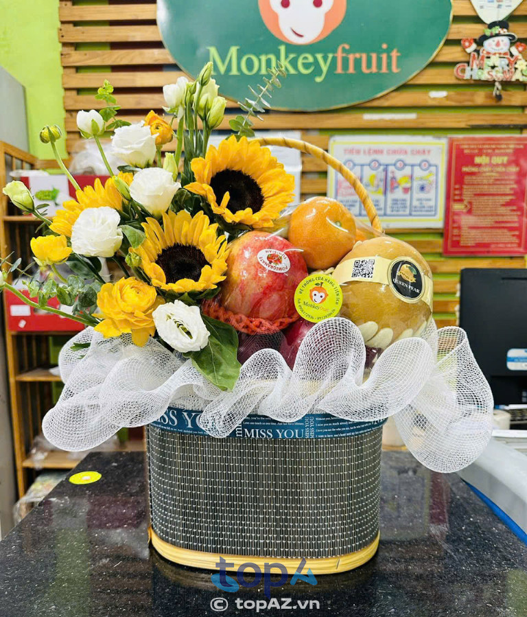 Shop giỏ trái cây Monkey fruit tại TP. Thái Bình