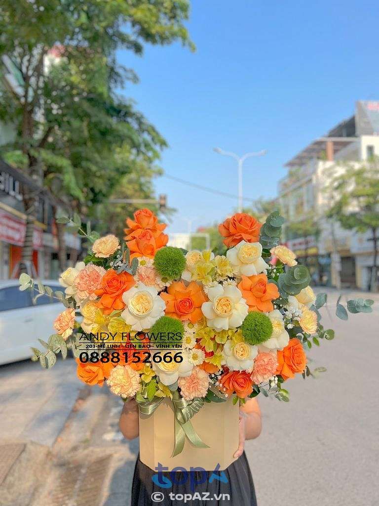 Top 5 Shop hoa tươi tại Vĩnh Yên điện hoa sang trọng, mẫu mã đẹp, giá hợp lý