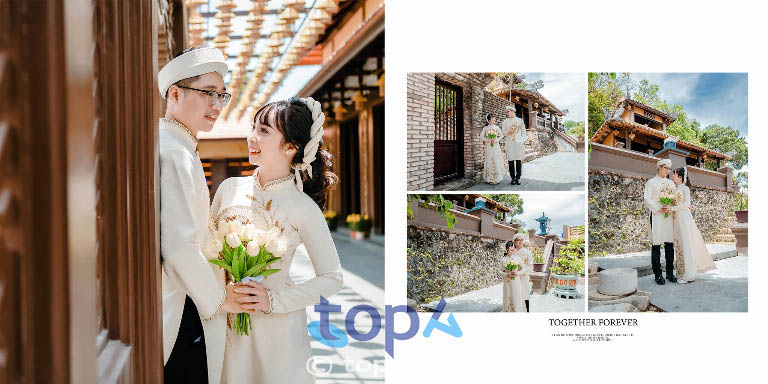 Wedding Studio Hoàng Nguyên cửa hàng cho thuê áo dài cưới giá rẻ tại Hà Tiên