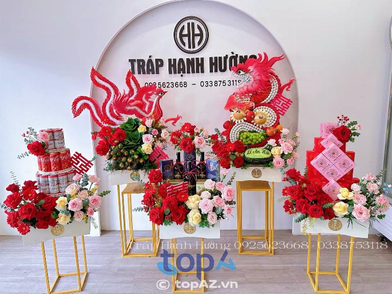 Tráp Hạnh Hường là Địa chỉ làm mâm quả cưới hỏi tại TP. Hạ Long 