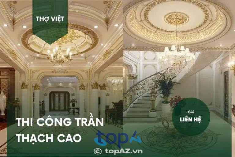 Đơn vị thi công vách, trần thạch cao Thợ Việt Quận 1