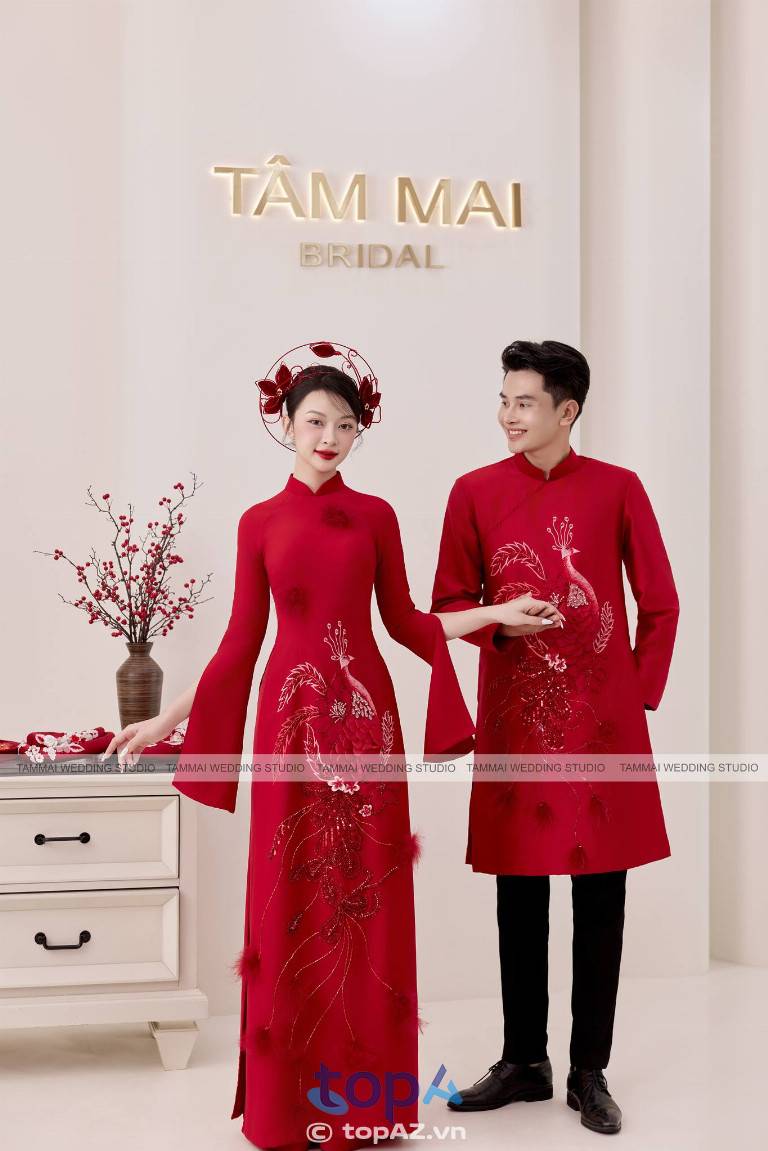 Cửa hàng cho thuê áo dài cưới hỏi Tâm Mai Bridal tại TP. Ninh Bình