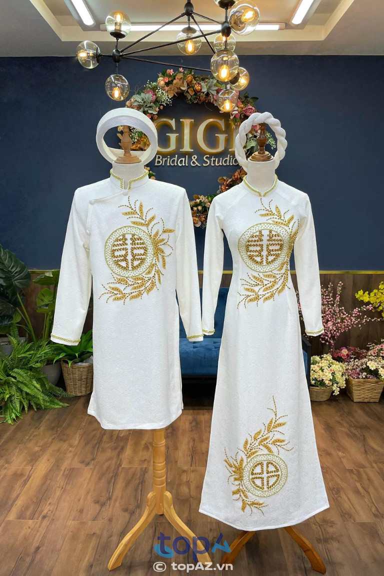 Cửa hàng cho thuê áo dài cưới hỏi GIGI Bridal & Studio tại TP. Phú Quốc