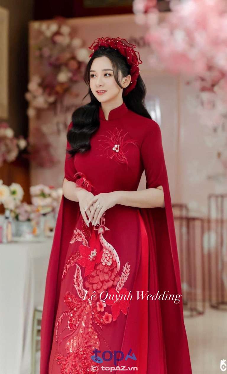 Cửa hàng cho thuê áo dài cưới hỏi Lê Quỳnh Wedding tại TP. Sa Đéc