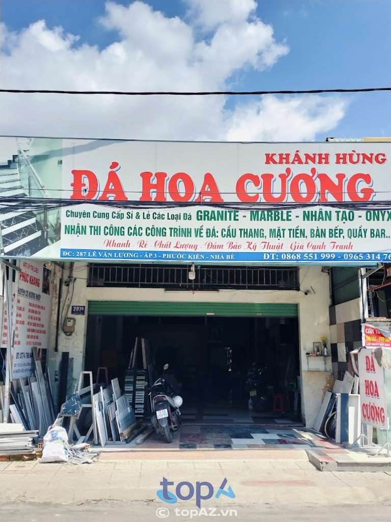 Đơn vị thi công đá hoa cương Đá Hoa Cương Khánh Hùng tại H. Nhà Bè