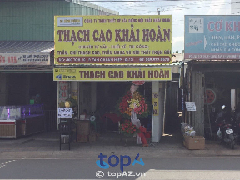 Đơn vị thi công vách trần thạch cao Thạch cao Khải Hoàn tại Quận 12