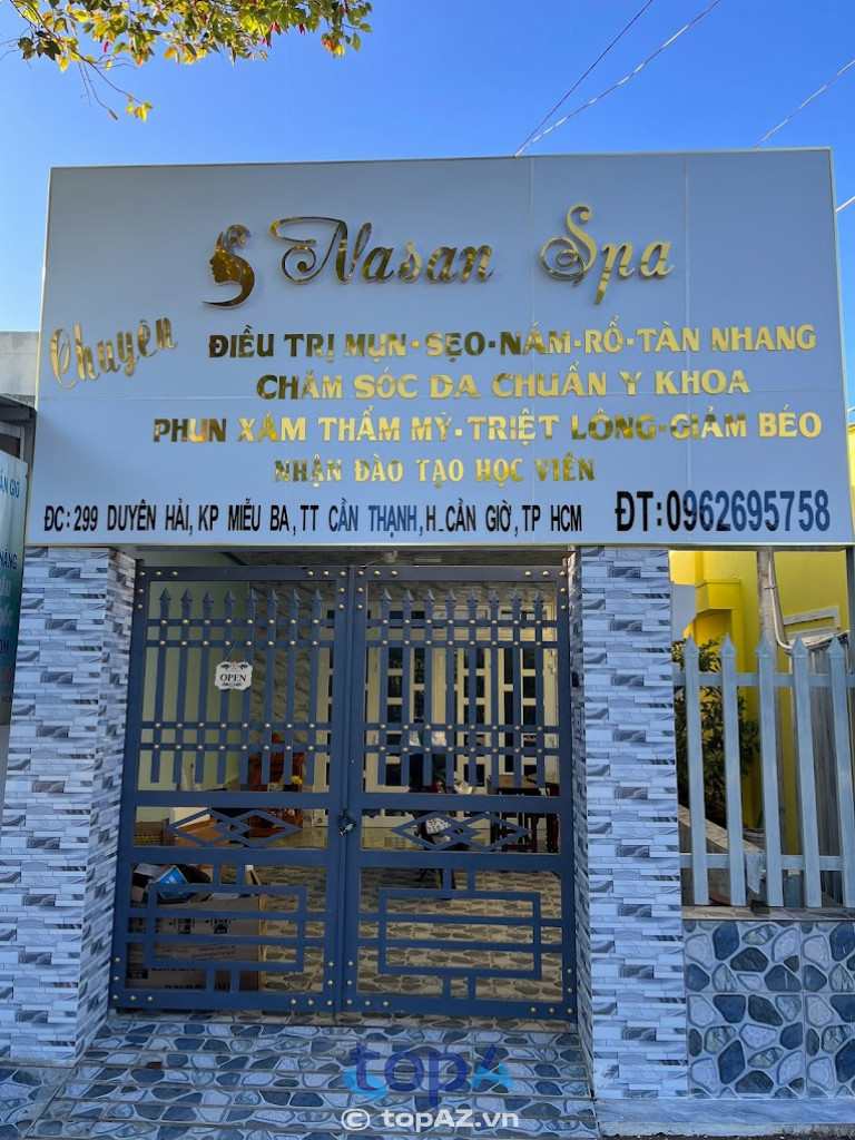 Spa triệt lông Nasan Spa tại H. Cần Giờ