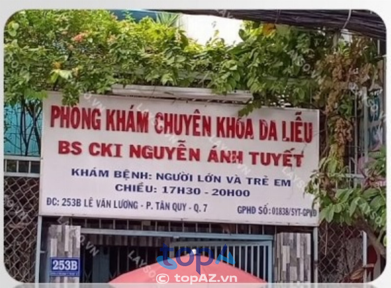 Phòng khám da liễu bác sĩ nguyễn ánh tuyết quận 7