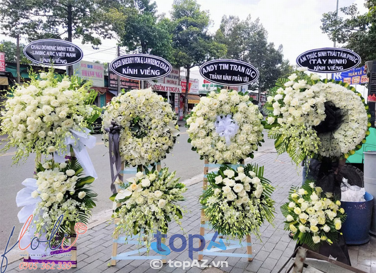 Hoa viếng đám tang ở Biên Hòa Shop FLoLi