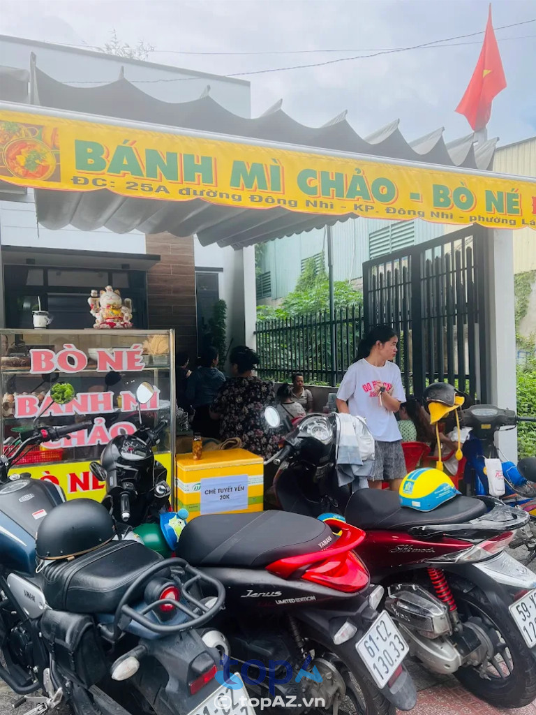 Bò né, Bánh mì chảo - 25A Đông Nhì, Thuận An