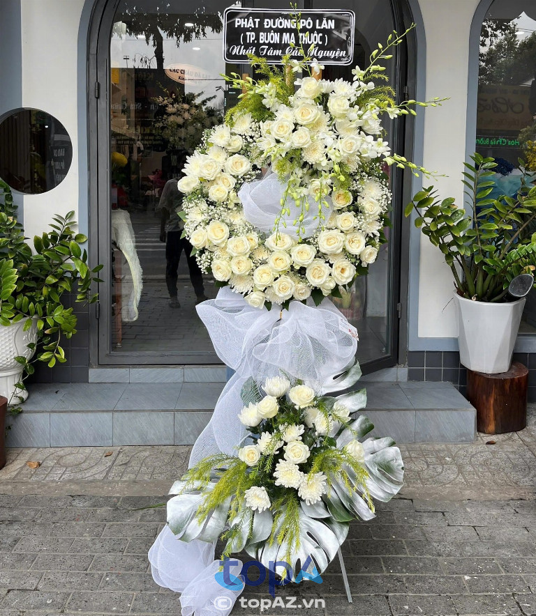 Shop hoa chia buồn floli ở phan thiết