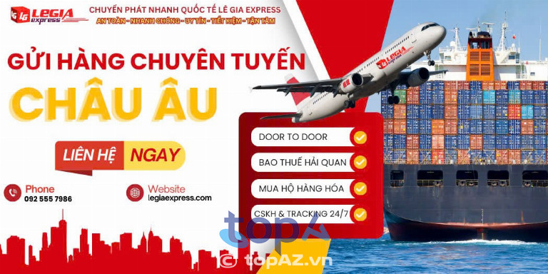 Lê Gia Express đáp ứng nhu cầu gửi hàng quốc tế 