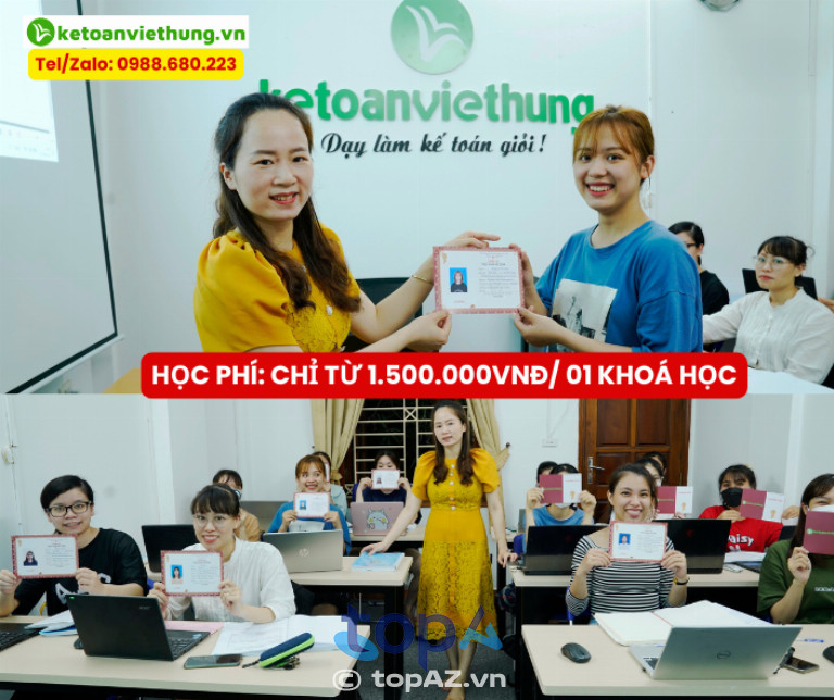 Trung Tâm Kế Toán Việt Hưng tại Hà Nội