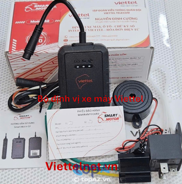 Bảng giá dịch vụ định vị xe máy Viettel