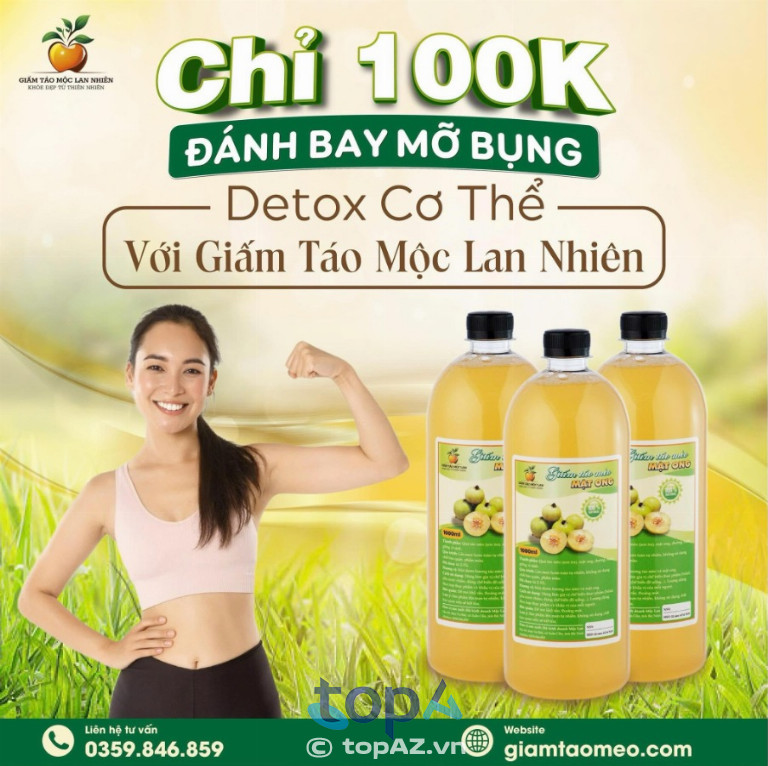 Giấm táo Mộc Lan Nhiên