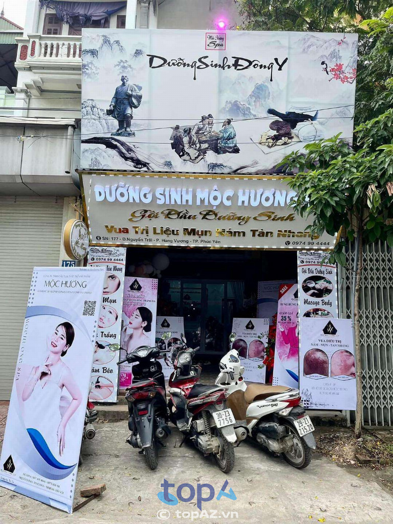 Mộc Hương Spa sử dụng các sản phẩm thiên nhiên, giúp tóc khỏe mạnh, mềm mượt và chắc khỏe