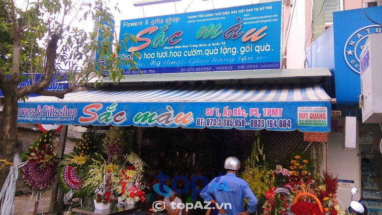 Sắc Màu Florist - Địa chỉ đặt hoa viếng đám tang ở TP. Mỹ Tho có dịch vụ chuyên nghiệp, tận tâm