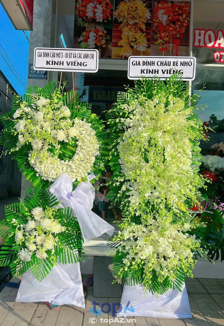 Hoa chia buồn đám tang ở tp biên hòa